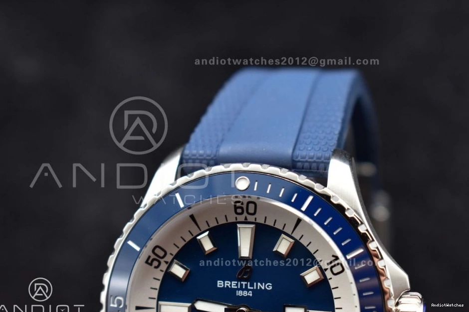 Edition Rubber 1:1 A on 42 SuperOcean Best SS Strap BLSF Dial 1168 Automatic Blue Contemporary Blue 1210